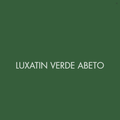 Carta Luxatin verde abeto pinturas Montó