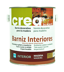 Crea barniz inferior brillo de Montó