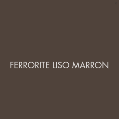 Ferrorite liso marrón