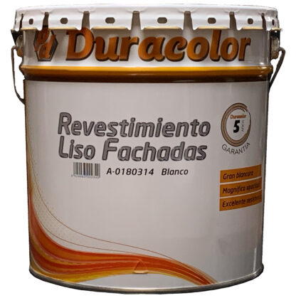 Revestimiento liso blanco duracolor