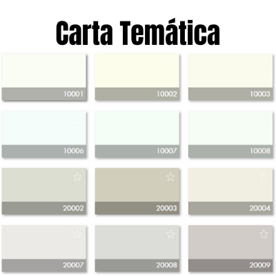 Carta Temática sistema tintométrico Montó